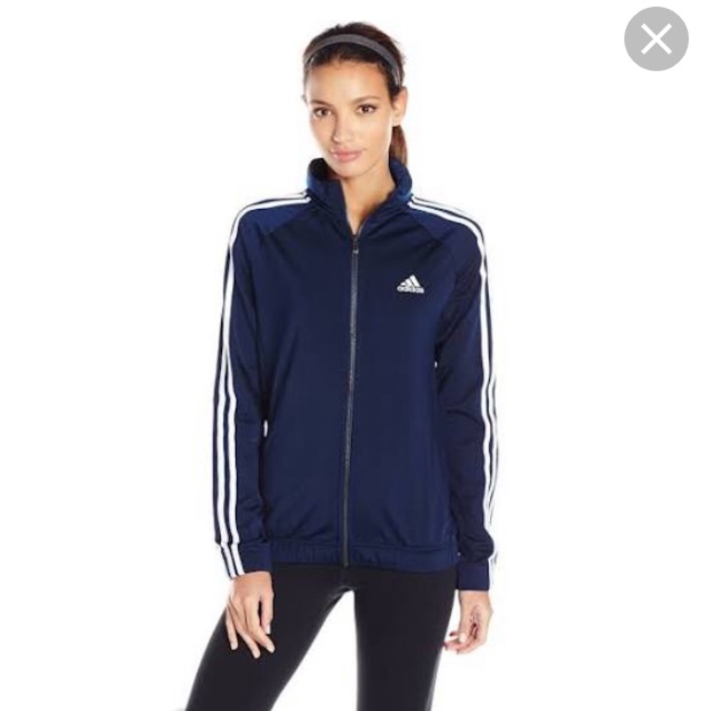 Adidas women’s navy jacket